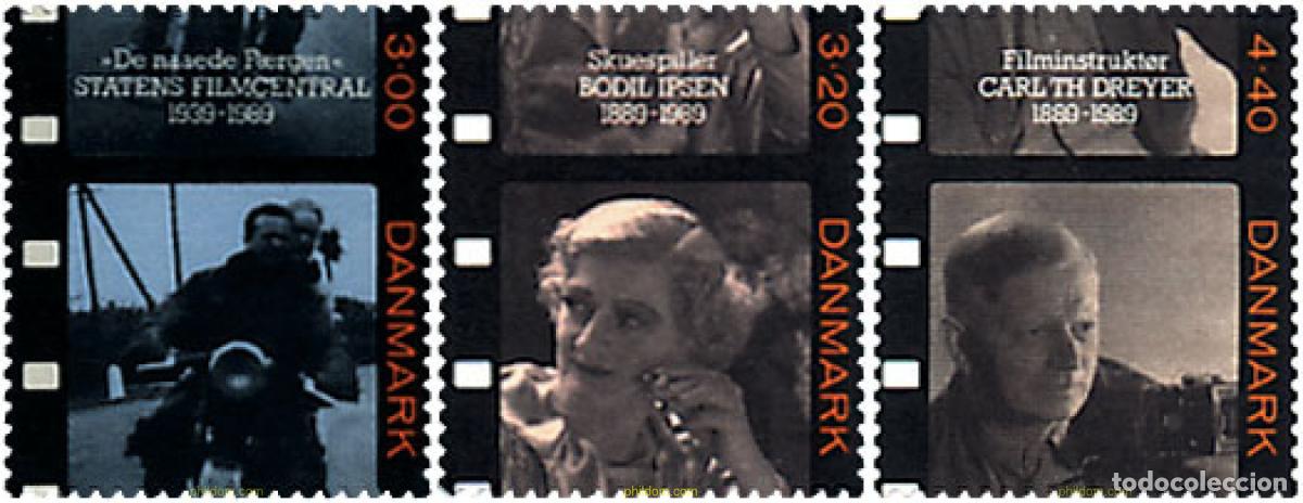 Sellos: 96302 MNH DINAMARCA 1989 CINE DANES