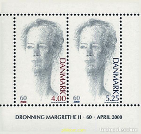 Sellos: 51489 MNH DINAMARCA 2000 60 ANIVERSARIO DE LA REINA MARGARITA II