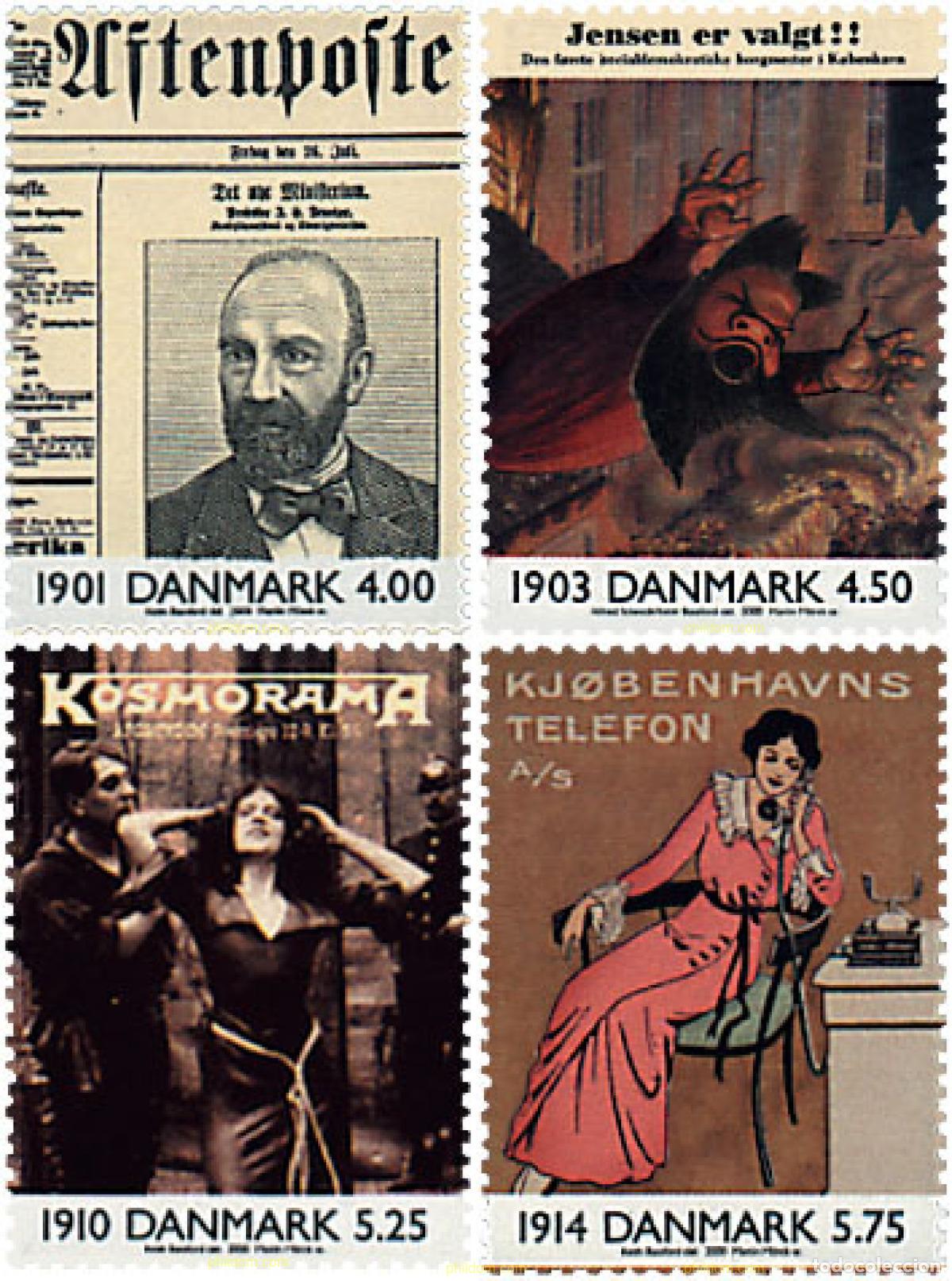 Sellos: 51487 MNH DINAMARCA 2000 EL SIGLO XX