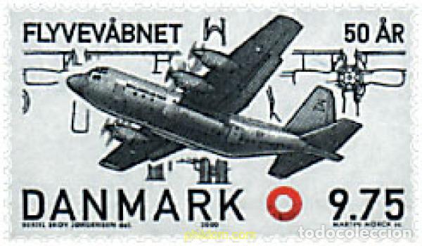 Sellos: 65300 MNH DINAMARCA 2000 50 ANIVERSARIO DEL EJERCITO DEL AIRE DANES