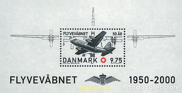 Sellos: 54836 MNH DINAMARCA 2000 50 ANIVERSARIO DEL EJERCITO DEL AIRE DANES