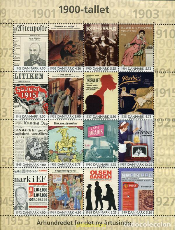 Sellos: 215032 MNH DINAMARCA 2000 SIGLO XX
