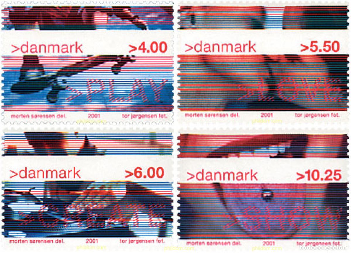 Sellos: 81168 MNH DINAMARCA 2001 JUVENTUD
