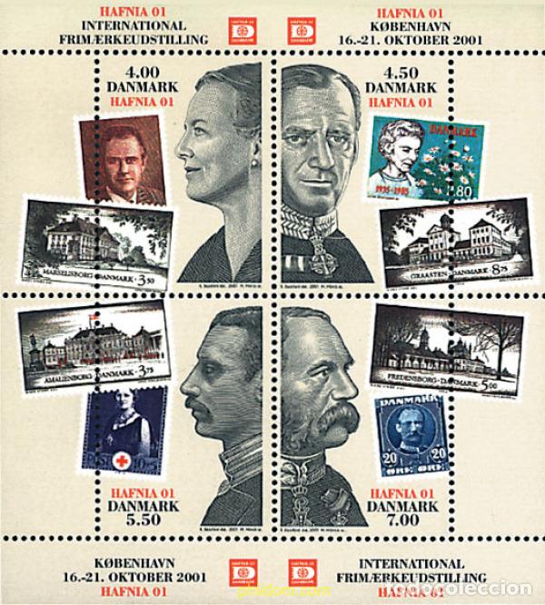Sellos: 98377 MNH DINAMARCA 2001 HAFNIA 01. EXPOSICION FILATELICA INTERNACIONAL