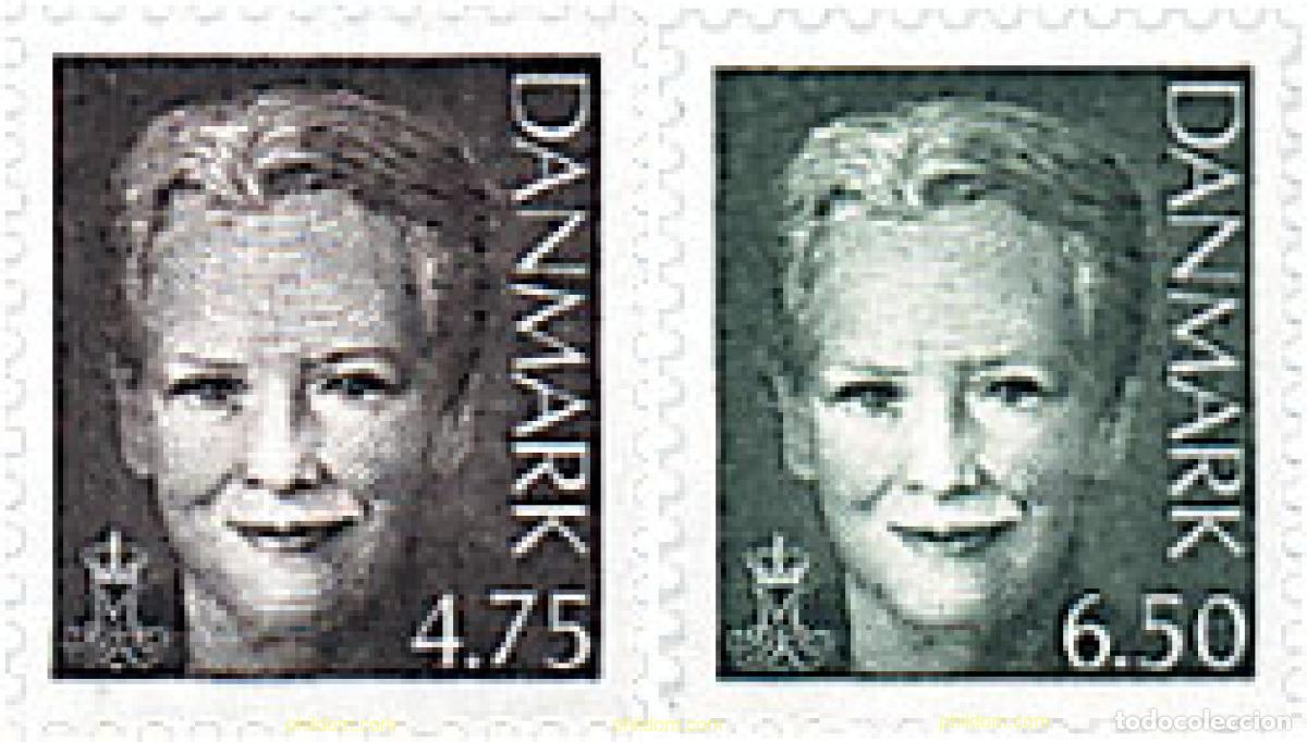 Sellos: 89292 MNH DINAMARCA 2002 REINA MARGRETHE II
