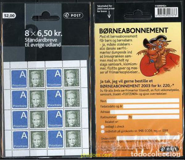 Sellos: 215422 MNH DINAMARCA 2002 REINA MARGRETHE II