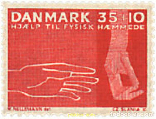 Sellos: 98358 MNH DINAMARCA 1963 PRO DISCAPACITADOS