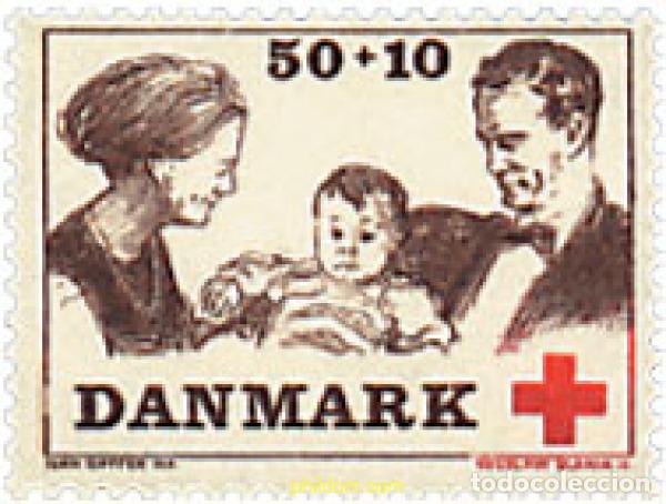 Sellos: 317520 MNH DINAMARCA 1969 PRO CRUZ ROJA