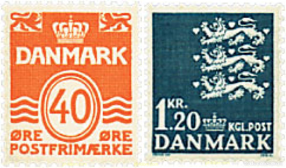 Sellos: 96010 MNH DINAMARCA 1971 CIFRAS Y ESCUDOS
