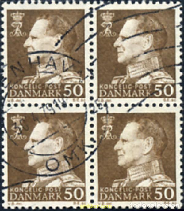 Sellos: 317823 USED DINAMARCA 1967 CIFRAS Y REY FREDERIK IX