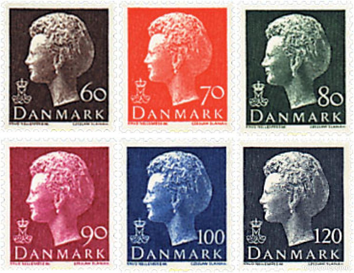 Briefmarken: 96120 MNH DINAMARCA 1974 REINA MARGRETHE II
