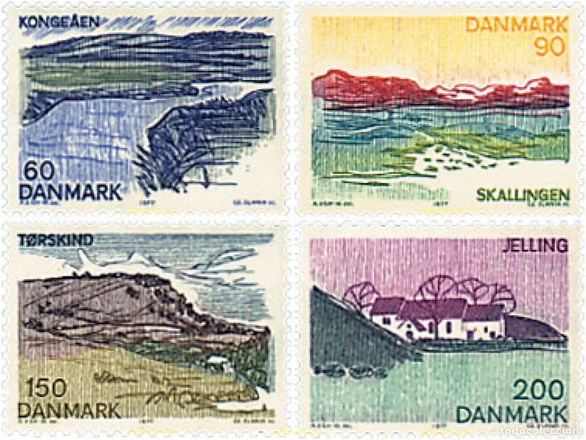 Briefmarken: 96074 MNH DINAMARCA 1977 REGIONES DE DINAMARCA. JUTLAND SUR