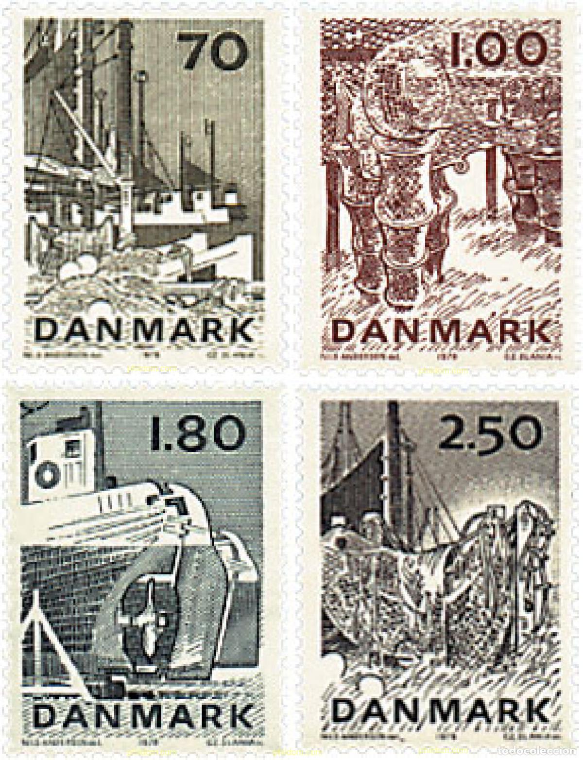 Briefmarken: 96087 MNH DINAMARCA 1978 INDUSTRIA PESQUERA DANESA
