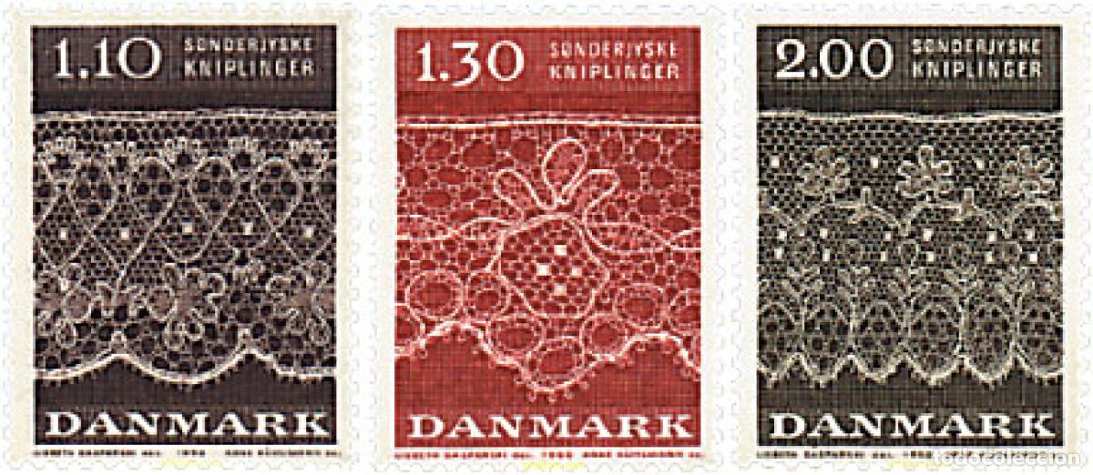 Sellos: 96106 MNH DINAMARCA 1980 BRODADOS