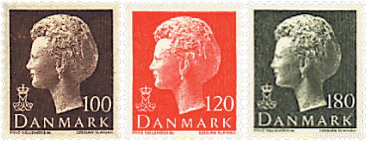 Sellos: 96077 MNH DINAMARCA 1977 REINA MARGRETHE II