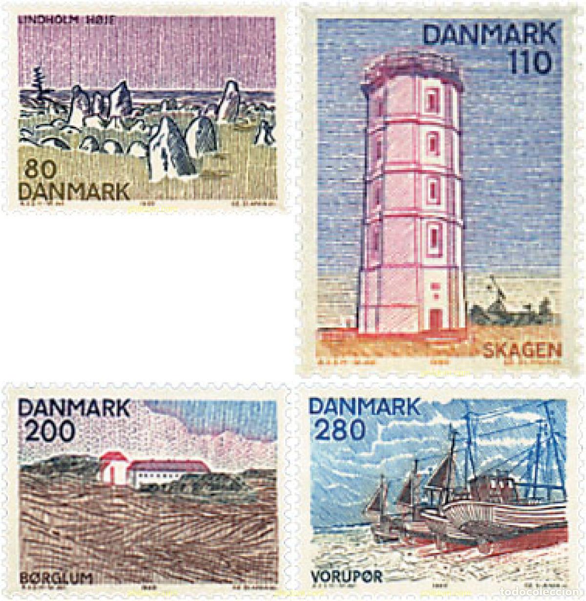 Sellos: 96101 MNH DINAMARCA 1980 REGIONES DE DINAMARCA. JUTLAND DEL NORTE