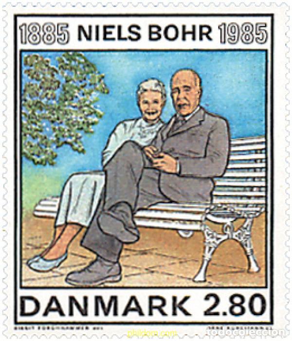 Sellos: 96212 MNH DINAMARCA 1985 CENTENARIO DEL NACIMIENTO DE NIELS BOHR