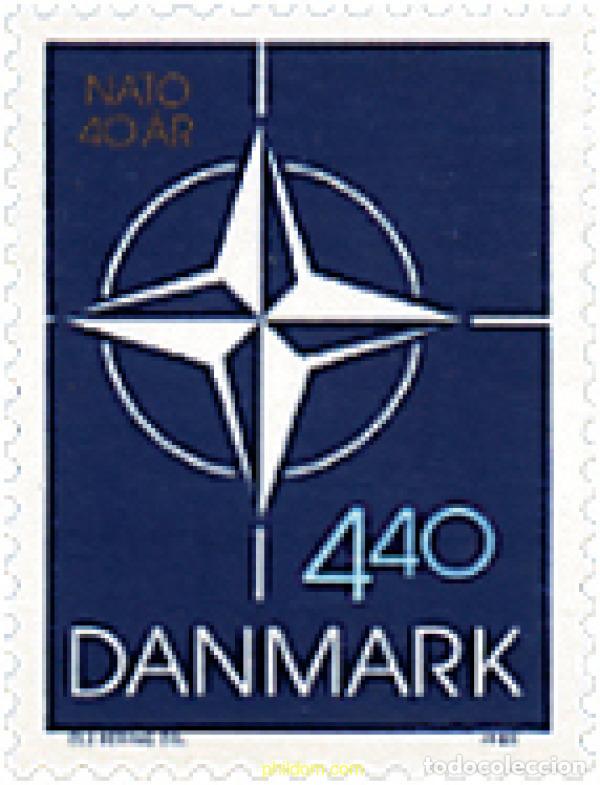 Sellos: 96311 MNH DINAMARCA 1989 40 ANIVERSARIO DE LA OTAN
