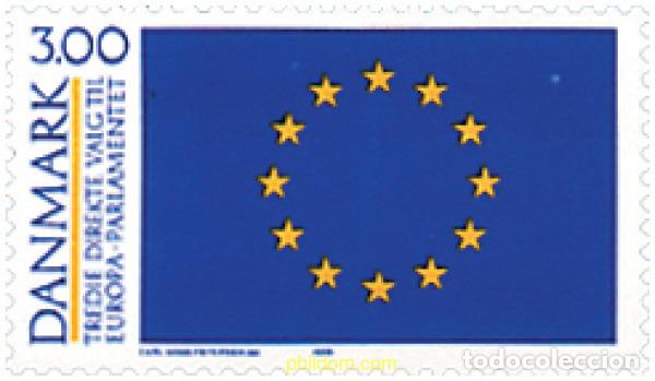 Sellos: 96313 MNH DINAMARCA 1989 3 ELECCIONES AL PARLAMENTO EUROPEO