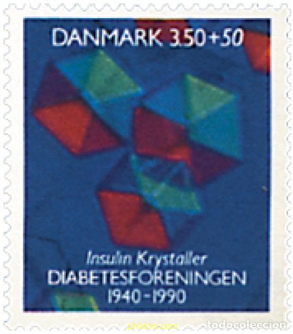 Sellos: 96341 MNH DINAMARCA 1990 50 ANIVERSARIO DE LA ASOCIACION DE DIABETICOS