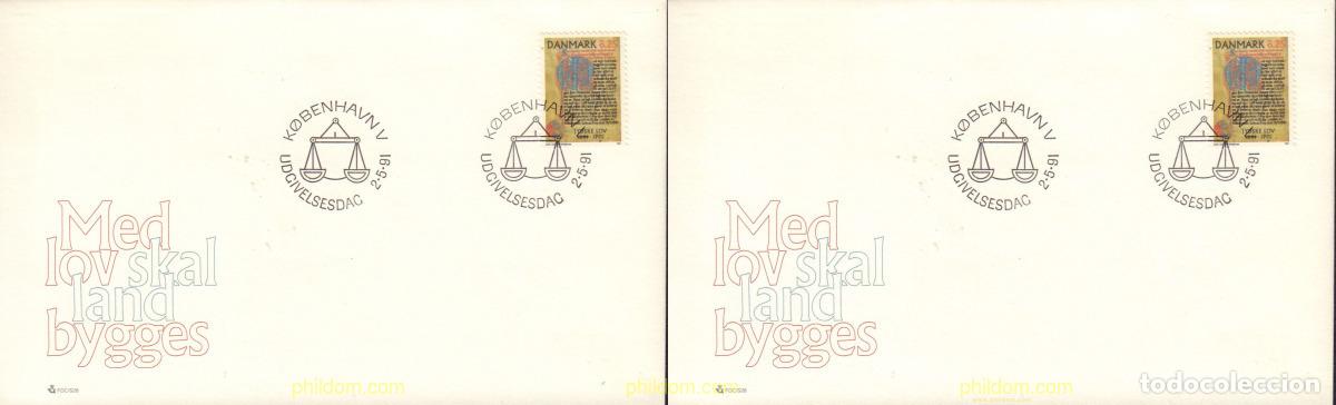 Sellos: 432273 MNH DINAMARCA 1991 750 ANIVERSARIO DE LA LEY DE JUTLAND