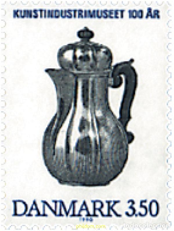 Sellos: 96332 MNH DINAMARCA 1990 CENTENARIO DEL MUSEO DE ARTES DECORATIVAS