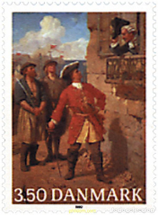 Sellos: 96347 MNH DINAMARCA 1990 300 ANIVERSARIO DEL NACIMIENTO DE PETER WESSEL