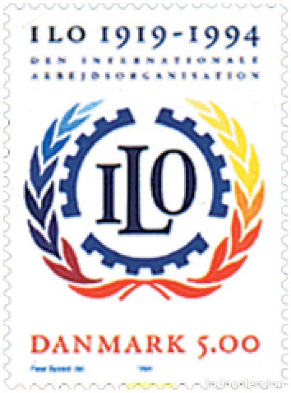 Timbres: 96454 MNH DINAMARCA 1994 75 ANIVERSARIO DE LA OIT