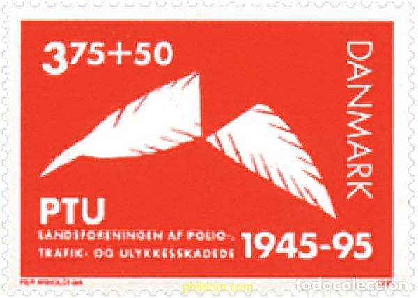 Sellos: 96468 MNH DINAMARCA 1995 50 ANIVERSARIO DE LA PTU