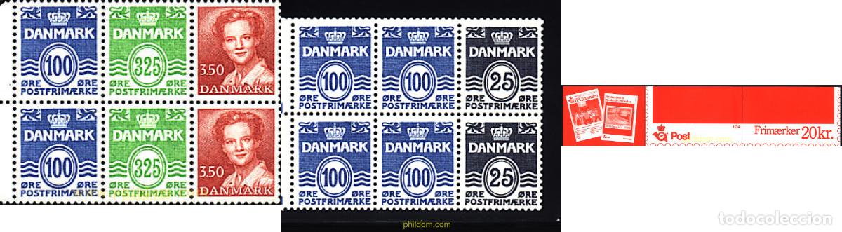 Sellos: 1243 MNH DINAMARCA 1990 REINA MARGRETHE II