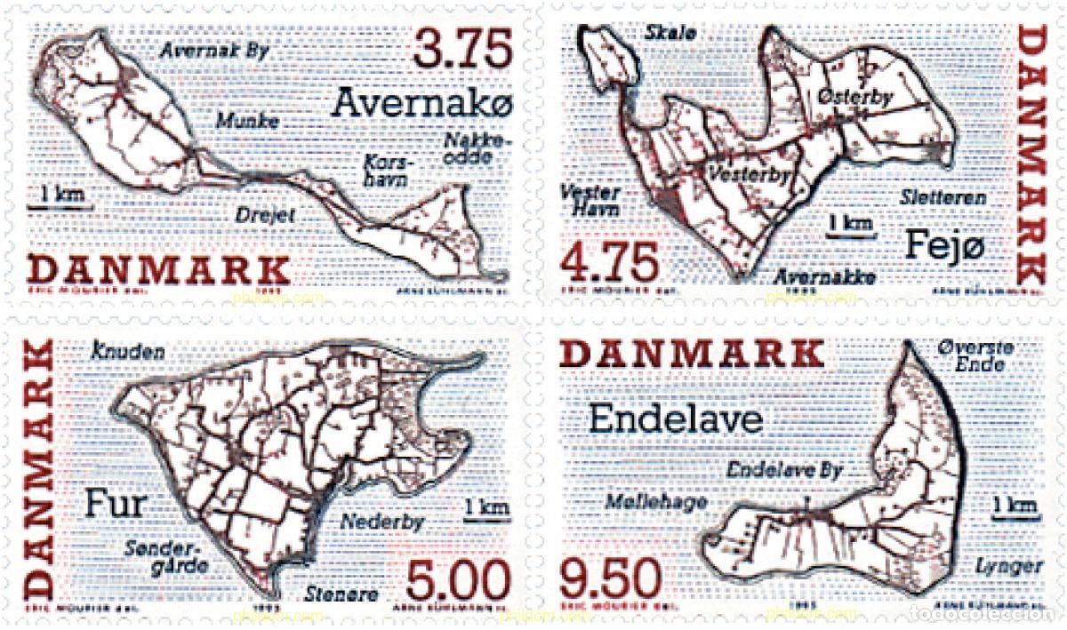 Sellos: 96465 MNH DINAMARCA 1995 ISLAS DANESAS