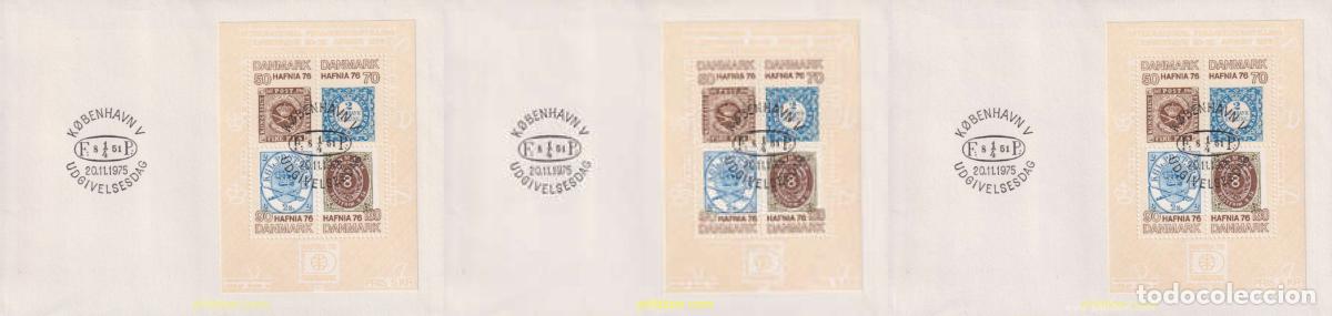 Sellos: 432312 MNH DINAMARCA 1975 HAFNIA 76. EXPOSICION FILATELICA INTERNACIONAL