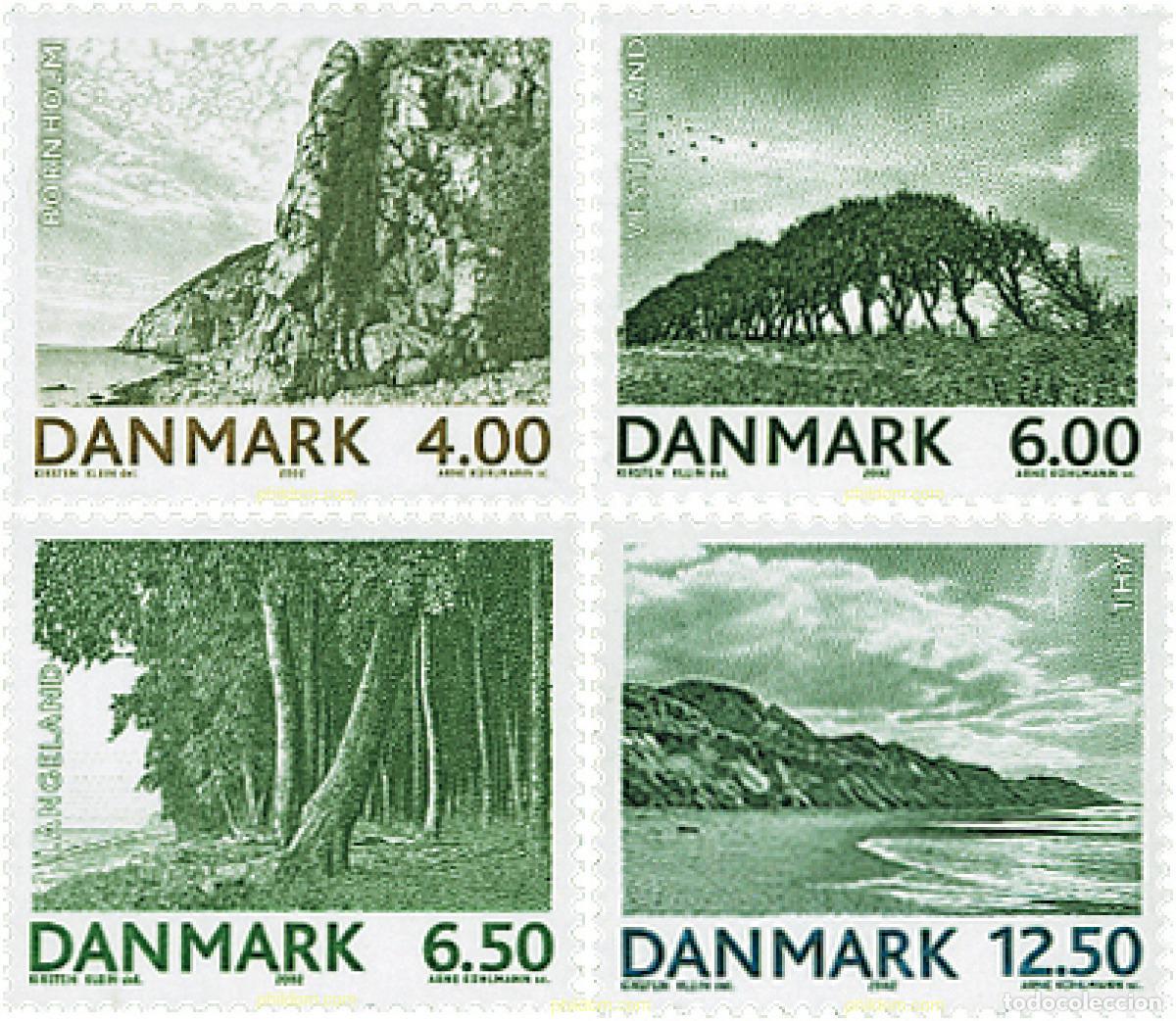 Sellos: 100112 MNH DINAMARCA 2002 PAISAJES
