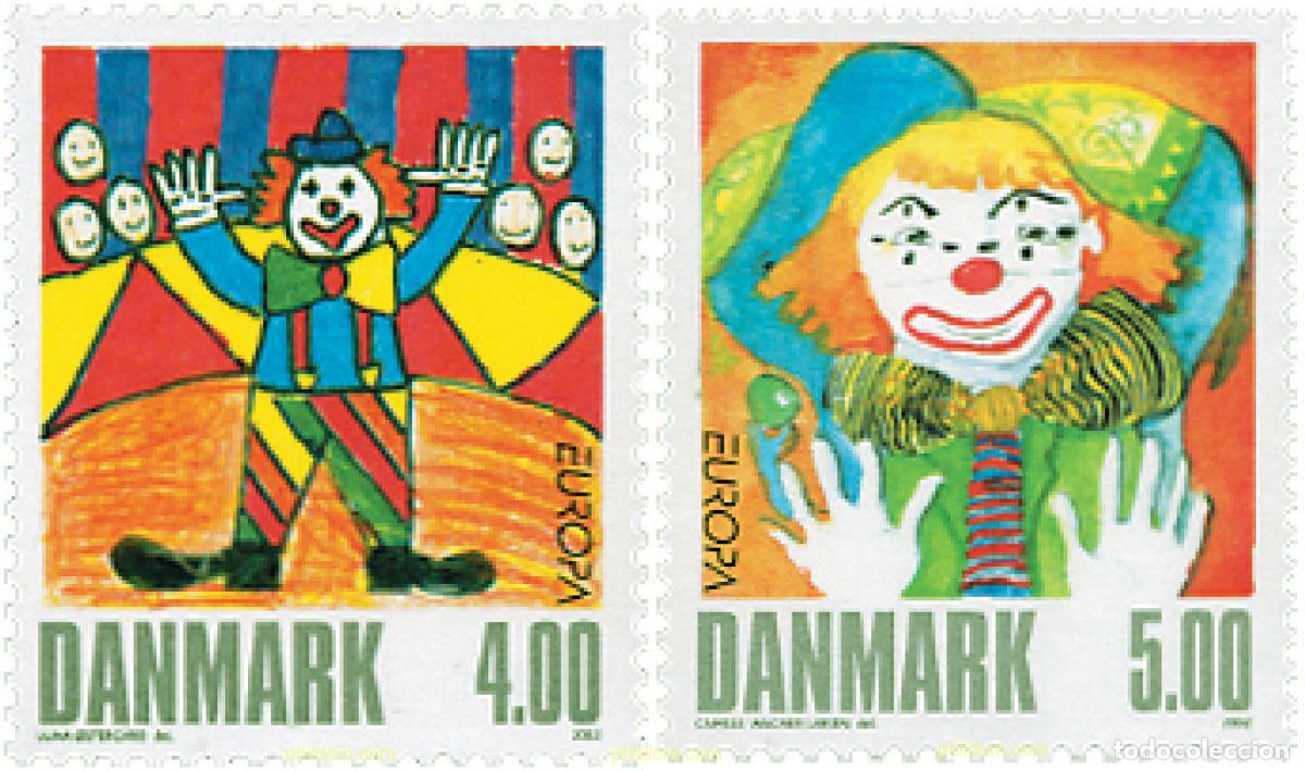 Sellos: 100113 MNH DINAMARCA 2002 EUROPA CEPT 2002 - EL CIRCO