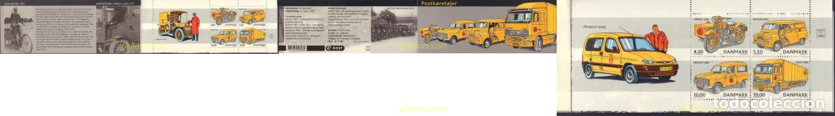 Sellos: 101664 MNH DINAMARCA 2002 VEHICULOS POSTALES