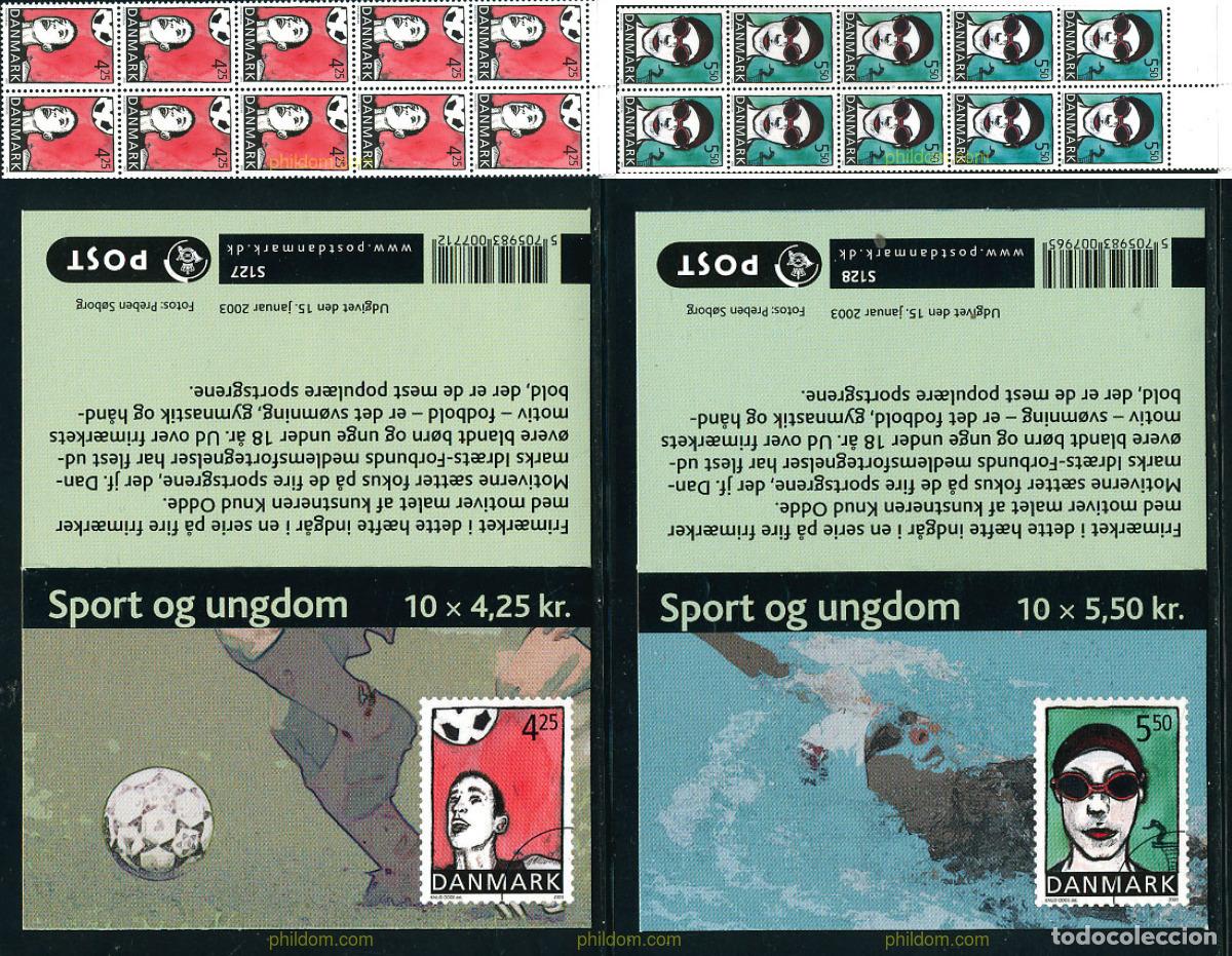 Sellos: 115478 MNH DINAMARCA 2003 DEPORTE Y JUVENTUD