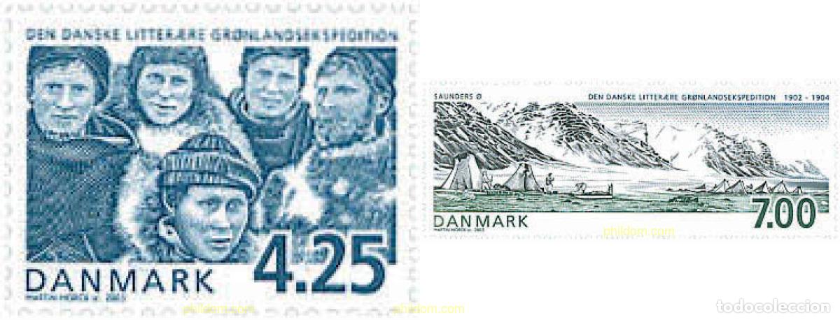 Sellos: 122517 MNH DINAMARCA 2003 EXPEDICIONES DANESAS EN GROENLANDIA