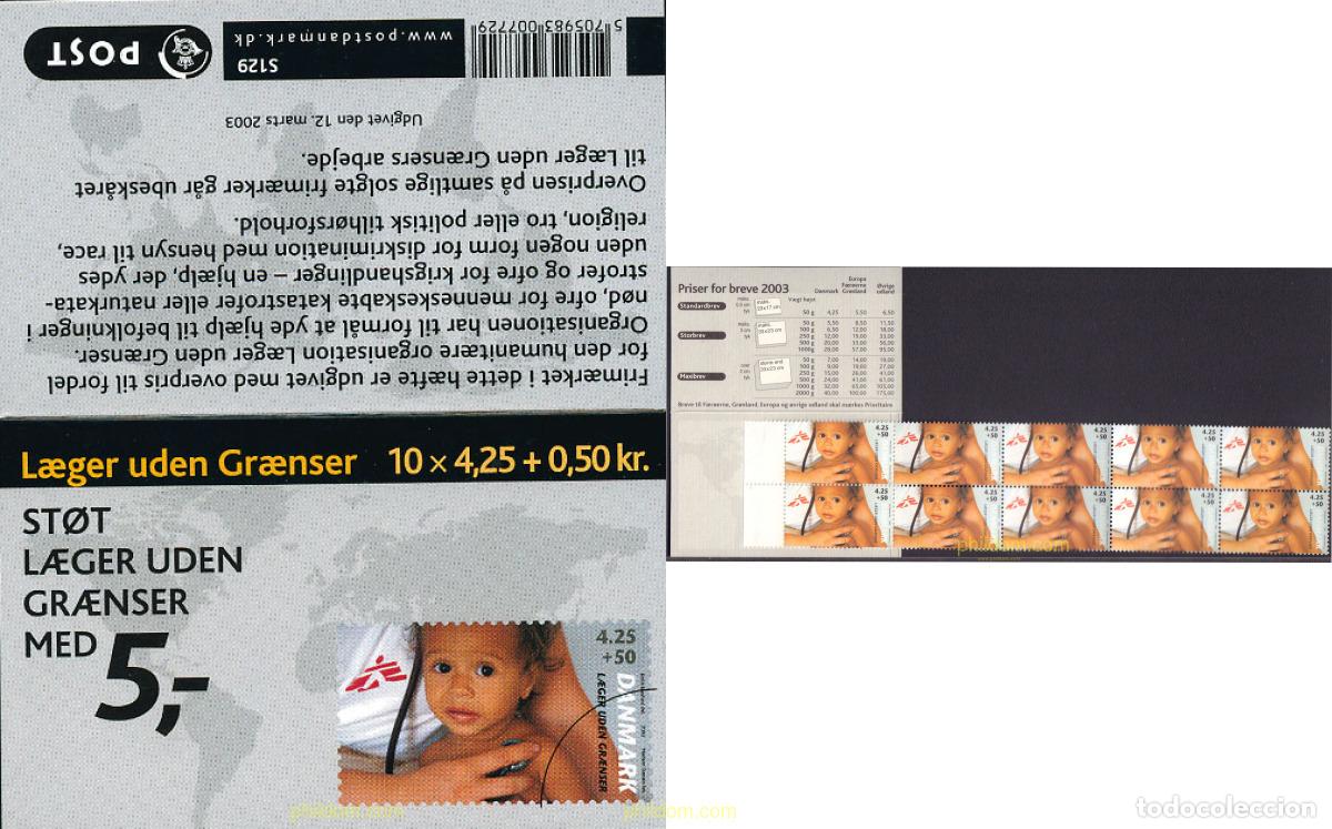 Sellos: 122521 MNH DINAMARCA 2003 MEDICOS SIN FRONTERAS