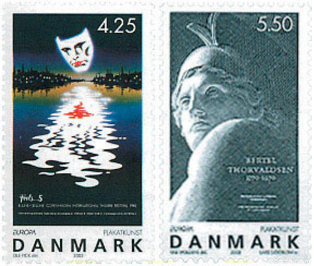 Sellos: 128600 MNH DINAMARCA 2003 EUROPA CEPT. ARTE DEL CARTEL