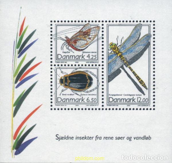 Sellos: 131912 MNH DINAMARCA 2003 INSECTOS