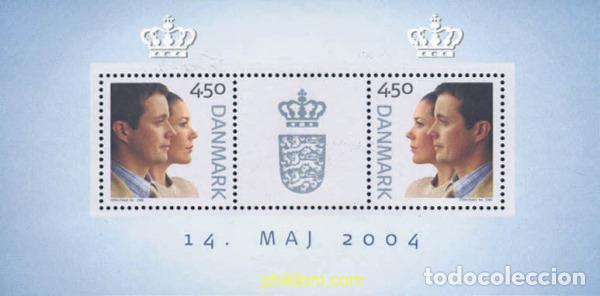 Sellos: 135253 MNH DINAMARCA 2004 BODA DEL PRINCIPE FREDERIK Y MARY DONALDSON