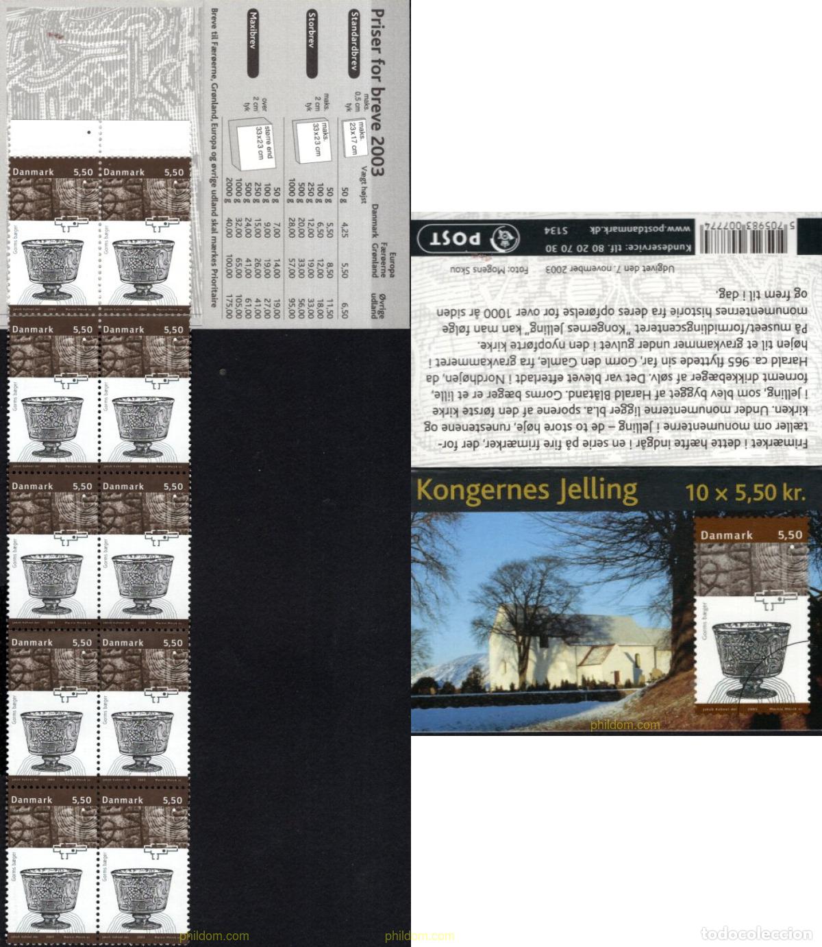 Sellos: 136804 MNH DINAMARCA 2003 MUSEO JELLING-DES-ROIS