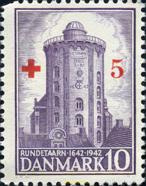 Sellos: 143199 MNH DINAMARCA 1944 PRO CRUZ ROJA