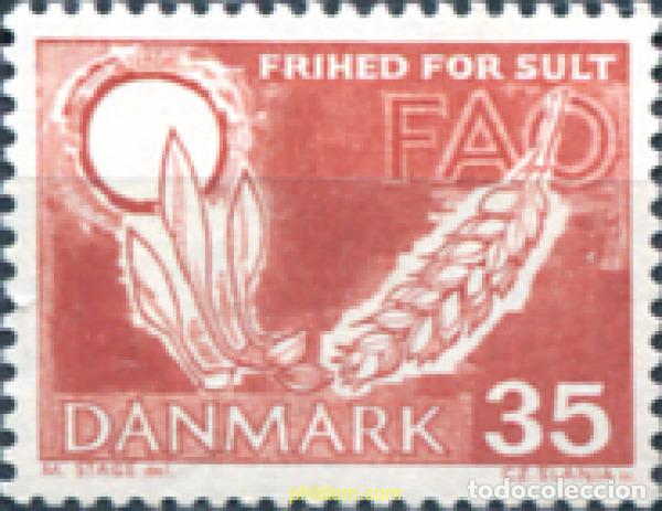 Sellos: 143641 MNH DINAMARCA 1963 CAMPA&Ntilde;A MUNDIAL CONTRA EL HAMBRE