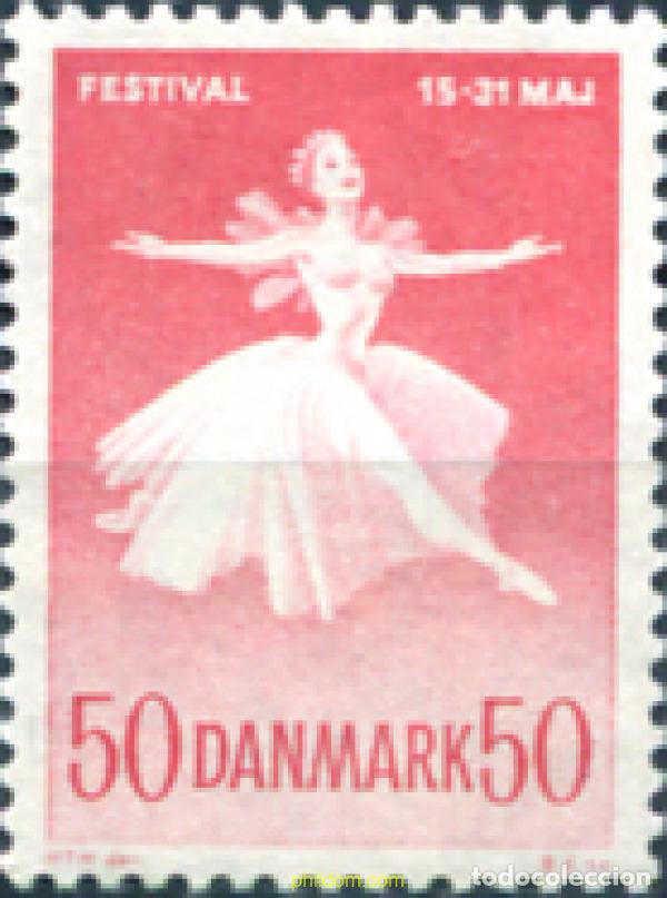 Timbres: 143745 MNH DINAMARCA 1965 BALLET NACIONAL Y FESTIVAL DE MUSICA EN COPENHAGUE
