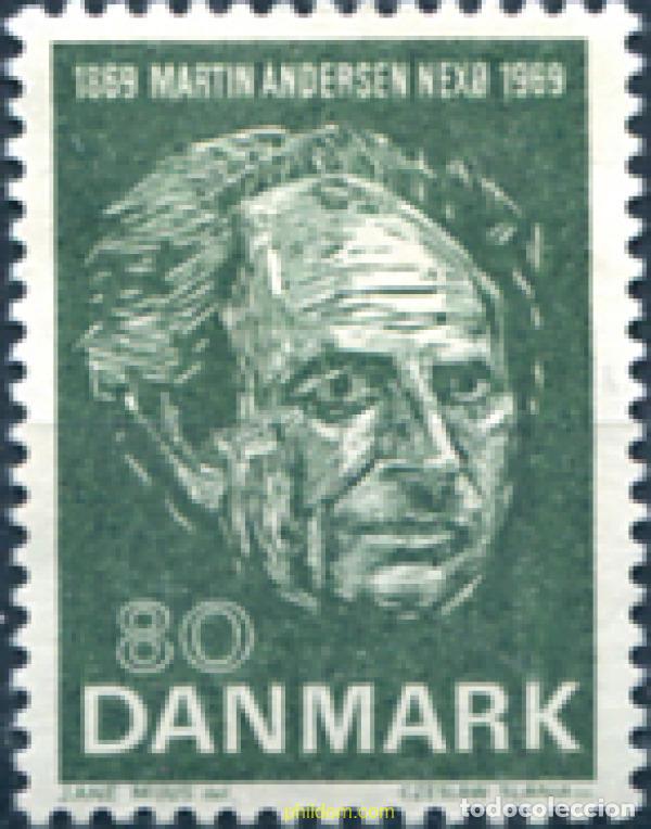 Francobolli: 143803 MNH DINAMARCA 1969 CENTENARIO DEL NACIMIENTO DE MARTIN ANDERSEN NEXO