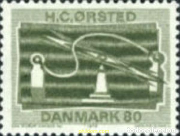 Sellos: 143836 MNH DINAMARCA 1970 150 ANIVERSARIO DEL DESCUBRIMIENTO DEL ELECTROMAGNETISMO