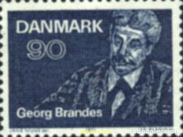 Sellos: 143852 MNH DINAMARCA 1971 CENTENARIO DE LAS PRIMERAS CONFERENCIAS HECHAS POR GEORGE BRANDES