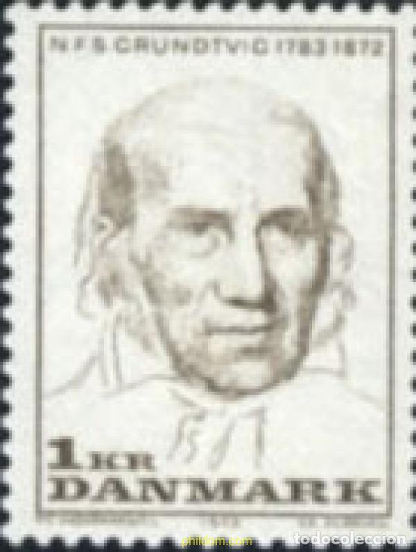 Sellos: 143859 MNH DINAMARCA 1972 CENTENARIO DE LA MUERTE DE NICOLAI FREDERIK SEVERIN GRUNDVITG