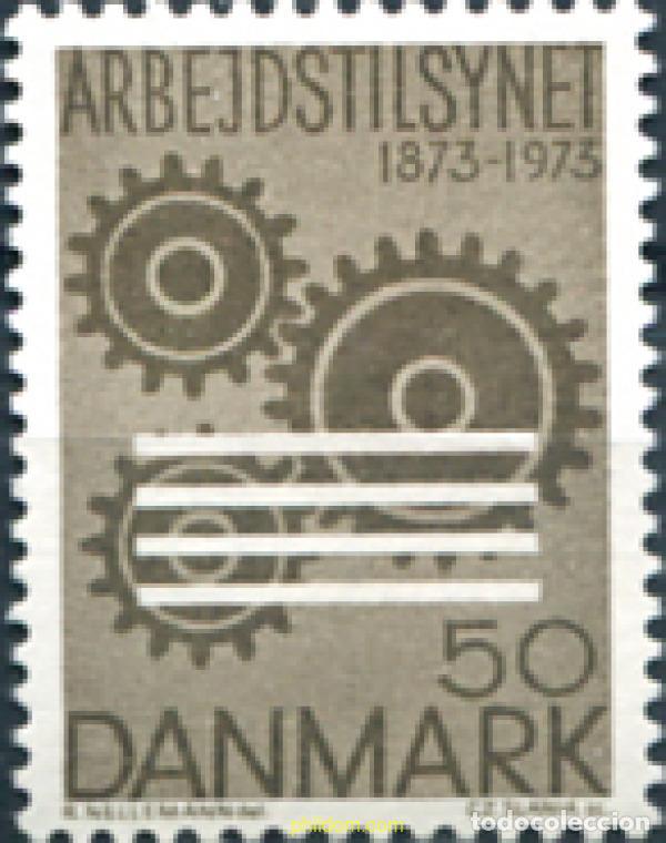 Sellos: 143866 MNH DINAMARCA 1973 CENTENARIO DE LA PRIMERA FABRICA DANESA